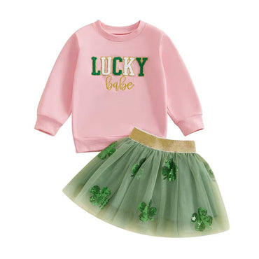 Lucky Babe Tulle Skirt Toddler Set