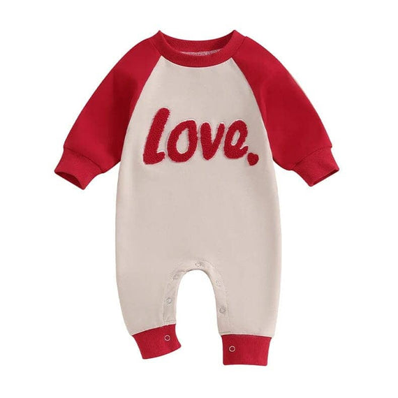 Long Sleeve Love Baby Jumpsuit