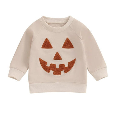 Pumpkin Face Toddler Sweatshirt