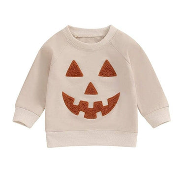 Pumpkin Face Toddler Sweatshirt