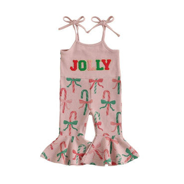 Sleeveless Jolly Flared Toddler Jumpsuit