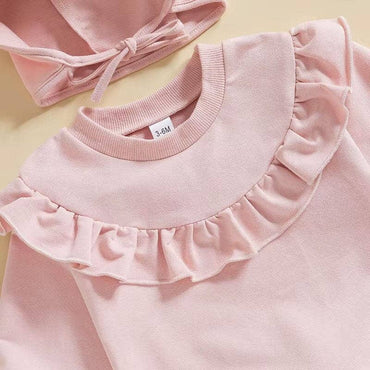 Pink Bunny Ears Baby Romper