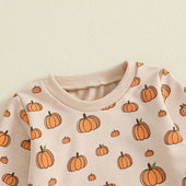 Long Sleeve Pumpkins Toddler Set