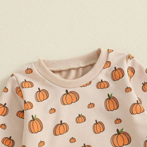 Long Sleeve Pumpkins Toddler Set