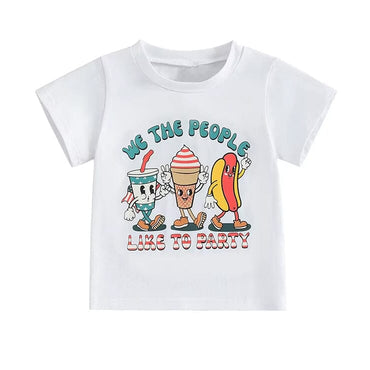 Party People Toddler Tee White 2T