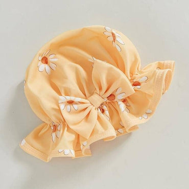 Long Sleeve Daisy Zipper Toddler Swimsuit