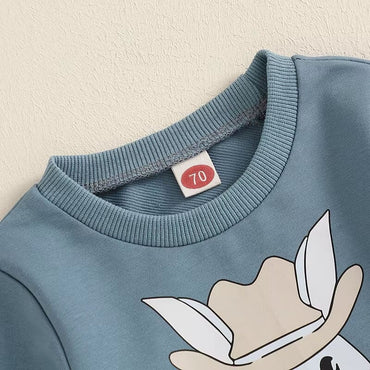 Long Sleeve Happy Easter Baby Set