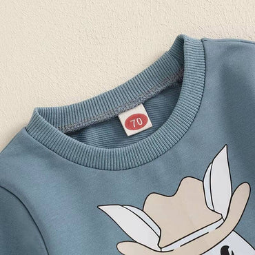 Long Sleeve Happy Easter Baby Set