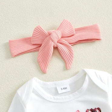 Little Cowgirl Flared Pants Baby Set