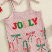 Sleeveless Jolly Flared Toddler Jumpsuit
