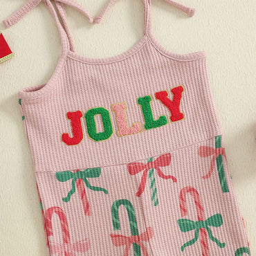Sleeveless Jolly Flared Toddler Jumpsuit
