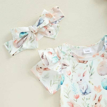 Short Sleeve Easter Magic Baby Set