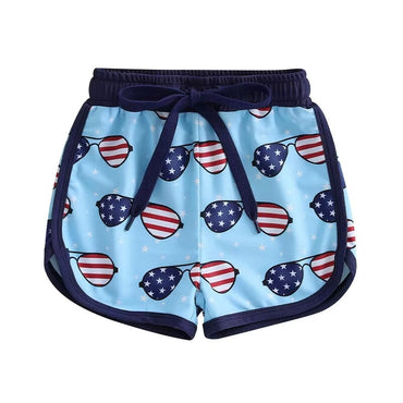 4th of July Toddler Swim Shorts Blue 9-12 M United States