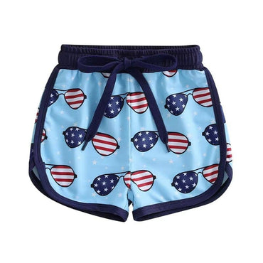 4th of July Toddler Swim Shorts Blue 9-12 M United States