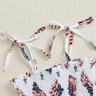 4th of July Denim Shorts Toddler Set