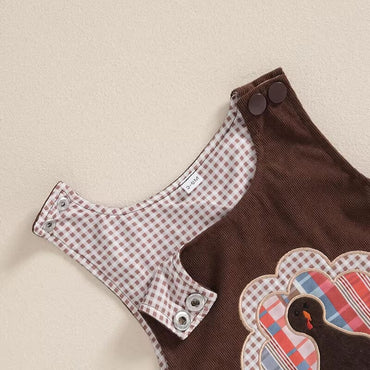 Sleeveless Thanksgiving Baby Jumpsuit