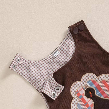 Sleeveless Thanksgiving Baby Jumpsuit