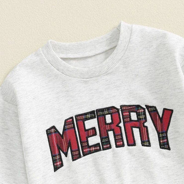 Merry Plaid Pants Toddler Set