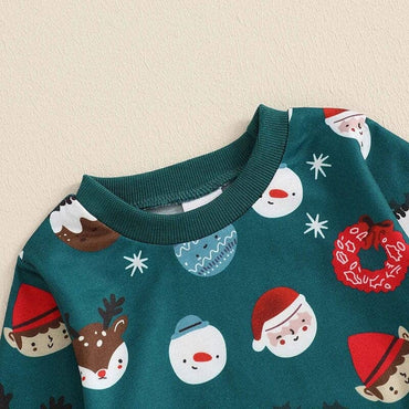 Long Sleeve Christmas Vibes Baby Set