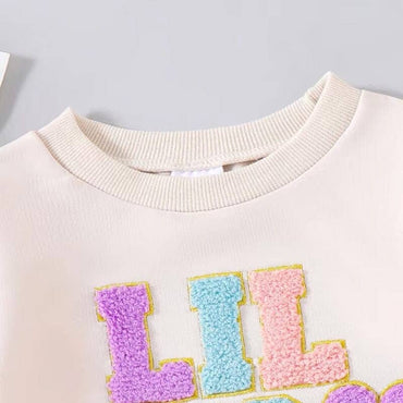 Lil Sis Floral Tulle Skirt Baby Set