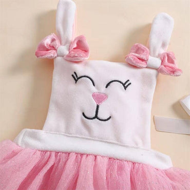 Easter Bunny Tulle Baby Romper