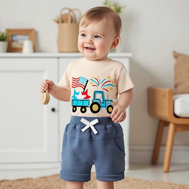 American Trucks Solid Shorts Baby Set