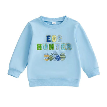Egg Hunter Toddler Sweatshirt Blue 12-18 M