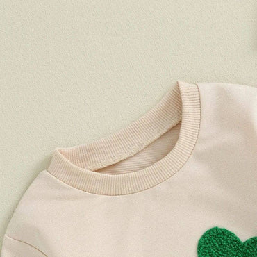 Long Sleeve Shamrock Baby Bodysuit