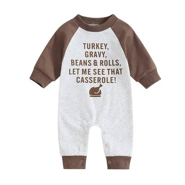 Thanksgiving Casserole Baby Jumpsuit