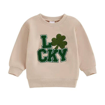 Lucky Toddler Sweatshirt Beige 9-12 M