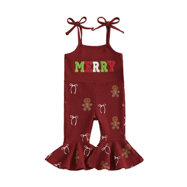 Sleeveless Merry Flared Toddler Jumpsuit