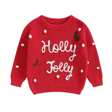 Holly Jolly Christmas Baby Sweater
