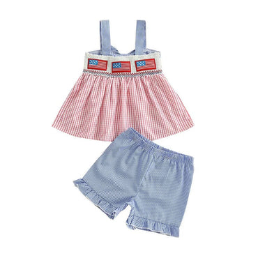 Sleeveless American Toddler Set