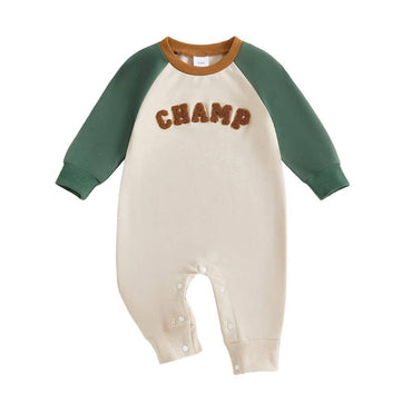 Long Sleeve Champ Baby Jumpsuit