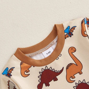 Long Sleeve Dinosaurs Baby Set