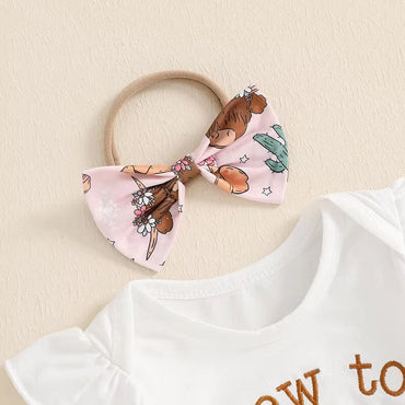 New To The Herd Flared Pants Baby Set