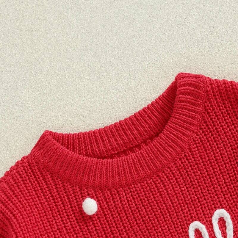 Little Girl Holly Jolly Christmas Sweater – The Trendy Toddlers