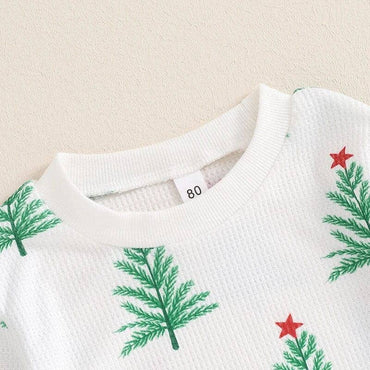 Christmas Tree Waffle Toddler Set