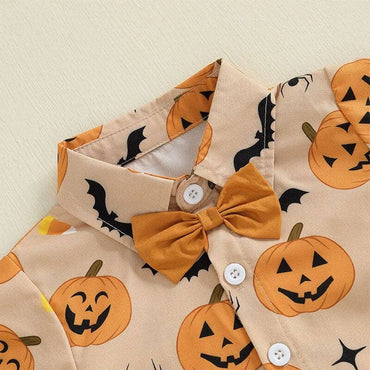 Short Sleeve Halloween Shirt Toddler Set
