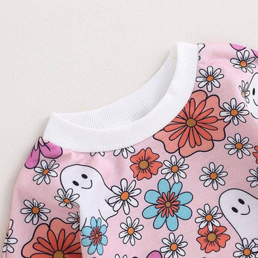Floral Ghost Baby Bodysuit