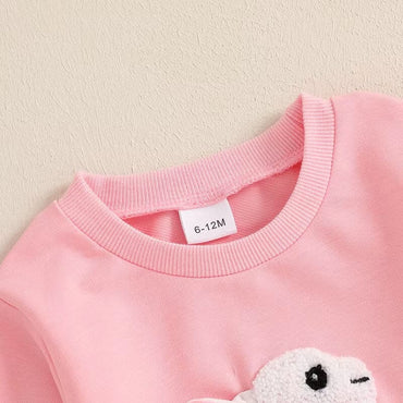 Embroidered Easter Bunny Toddler Sweatshirt