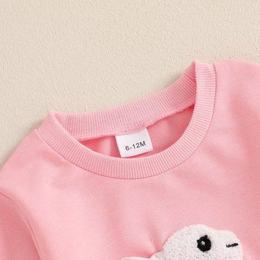 Embroidered Easter Bunny Toddler Sweatshirt