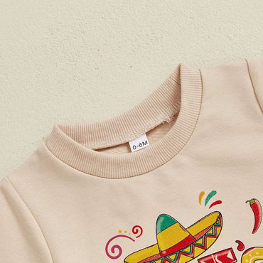 Short Sleeve Tacos Fiesta Baby Set