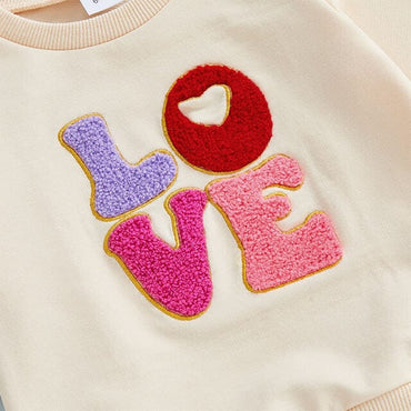 Long Sleeve Love Baby Set