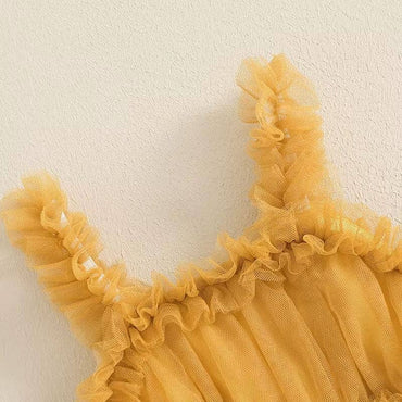 Sleeveless Tulle Toddler Dress