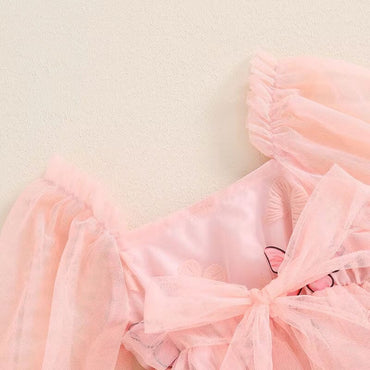 Long Sleeve Butterfly Baby Romper