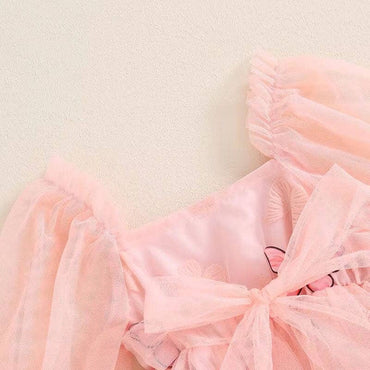 Long Sleeve Butterfly Baby Romper