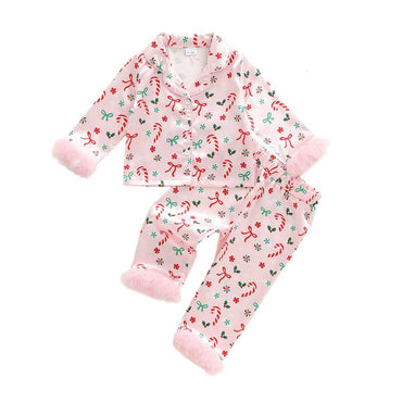 Christmas Fluffy Toddler Pajama Set