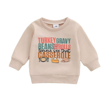 Thanksgiving Casserole Baby Sweatshirt