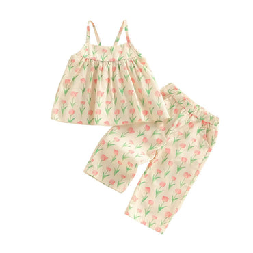 Sleeveless Tulip Toddler Set